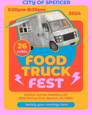 Food truck fest flyer
