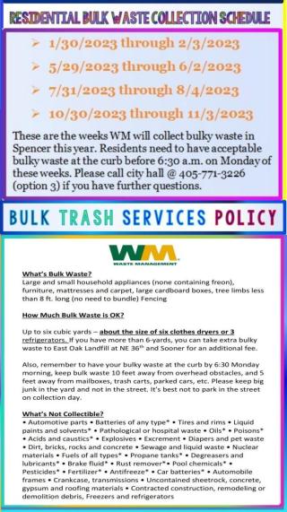 Bulk Trash Guidelines