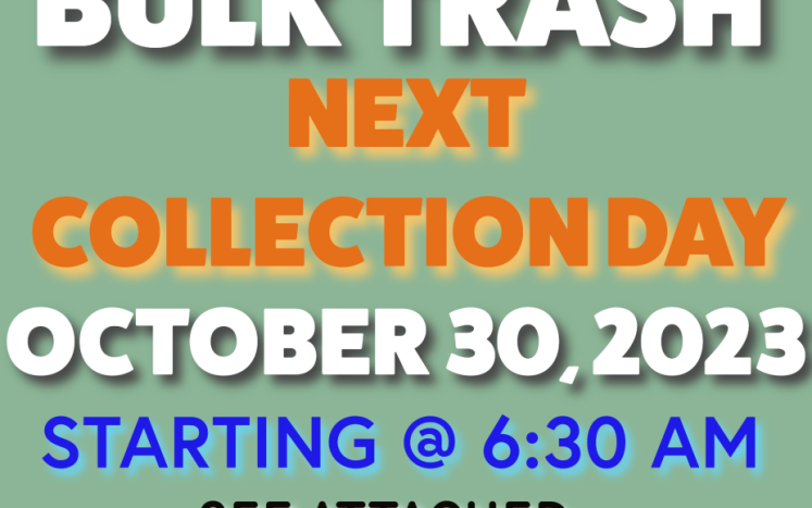 Bulk Trash Guidelines 10-30-23
