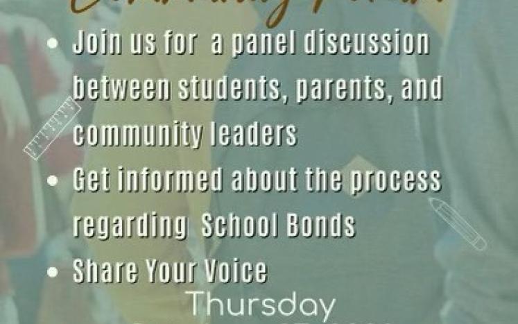 School Bond Community Forum